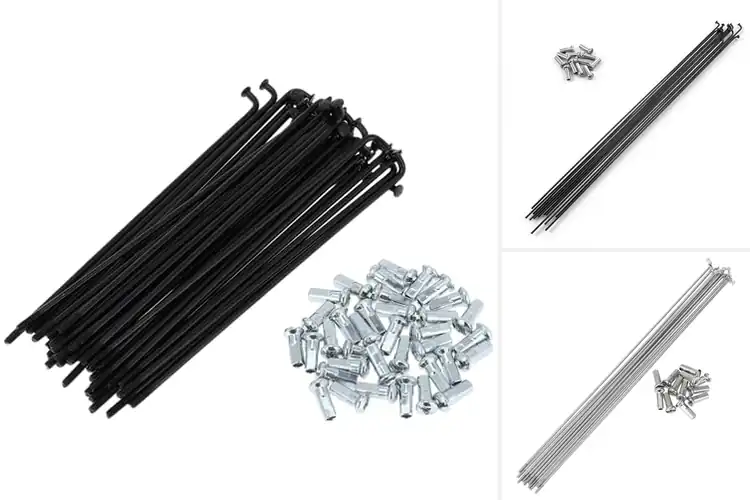 Detailed view of Best 12-Piece Bicycle Spokes for Stronger, Smoother Rides