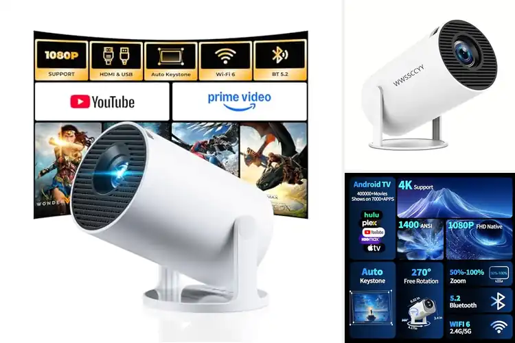 Detailed view of Best Bluetooth 5.2 Projectors