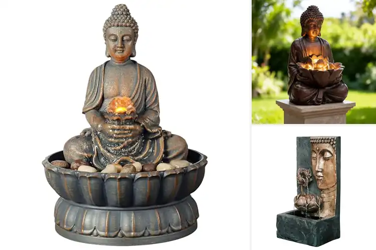 Detailed view of Best Buddha Fountains for Peaceful Living