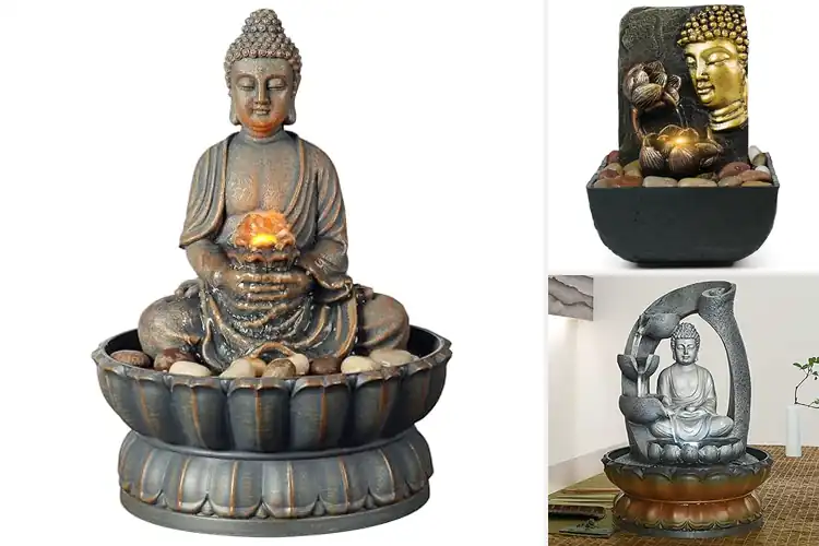 Detailed view of Best Buddha Tabletop Fountains For Gifts