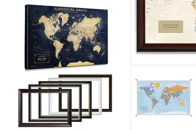 Detailed view of Best Customizable Maps: Turn Your Travels Into Art