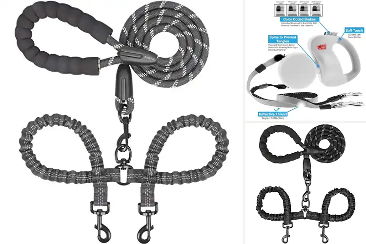 Detailed view of Best Double Dog Leashes