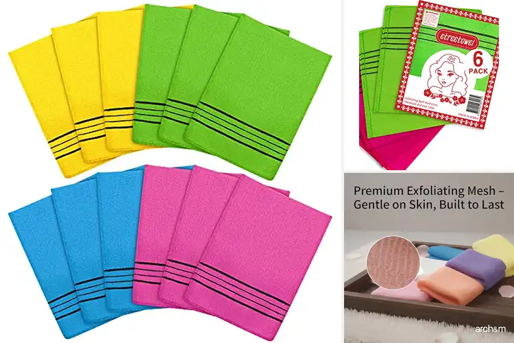 Detailed view of Best Exfoliating Cloths: 10 Simple Tools for Smooth Skin