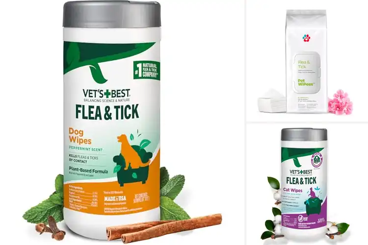 Detailed view of Best Flea Wipes: Gentle, Plant-Based Protection for Your Pet
