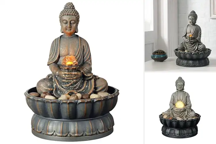 Detailed view of Best Indoor Buddha Water Fountains for Peaceful Living