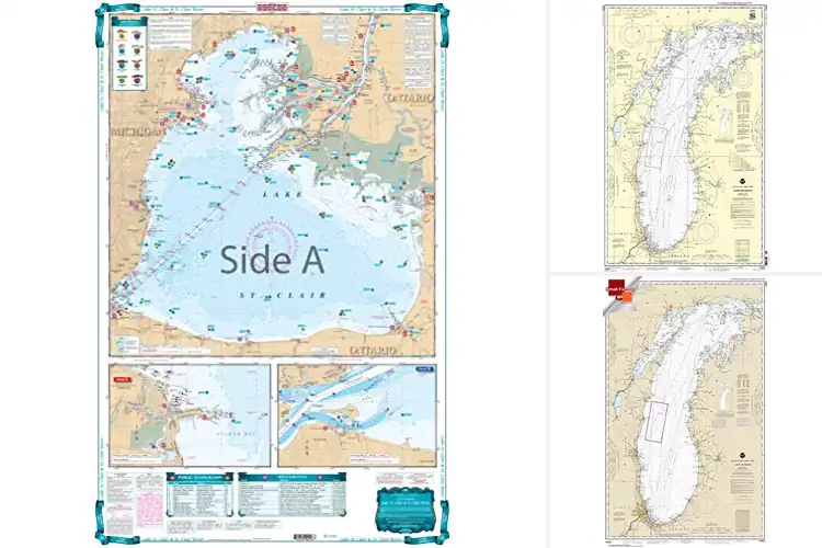 Detailed view of Best Lake Charts for Fishing & Sailing Adventures