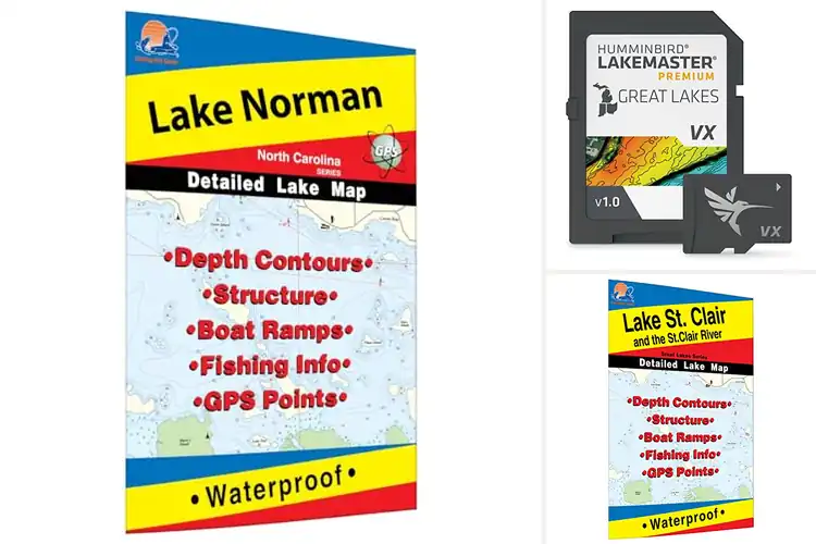 Detailed view of Best Lake Fishing Maps