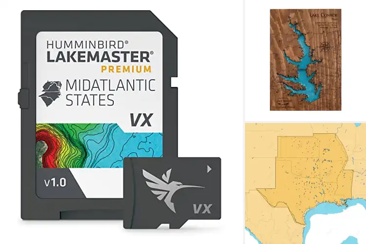 Detailed view of Best Lake Maps