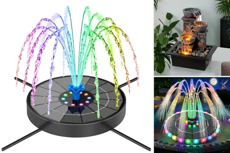 Detailed view of Best LED Fountains