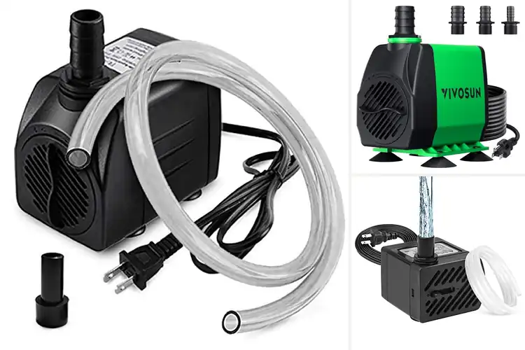 Detailed view of Best Quiet Pump Fountains