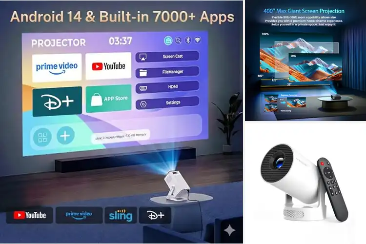 Detailed view of Best WiFi 6 Projectors