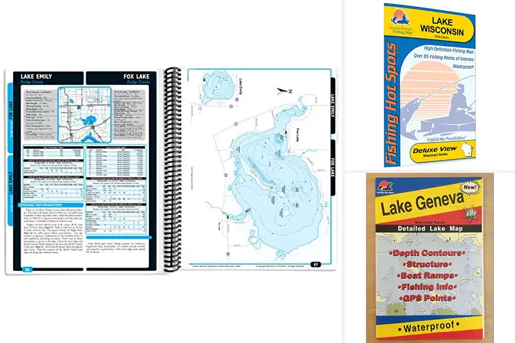 Detailed view of Best Wisconsin Lake Maps